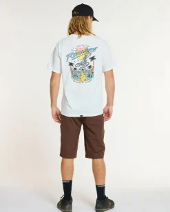 DHaRCO Tops*Mens Cotton Tee | Decade of White Decade of DHaRCO White