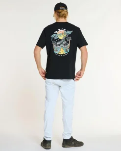 DHaRCO Tops*Mens Cotton Tee | Decade of Black Decade of DHaRCO Black