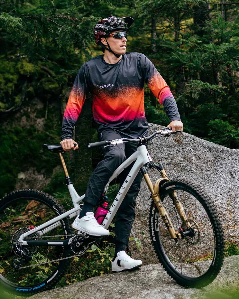 DHaRCO Tops*Mens Race Jersey | Black Snake