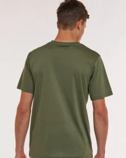 DHaRCO Tops*Mens Short Sleeve Tech Tee | Garigal Green
