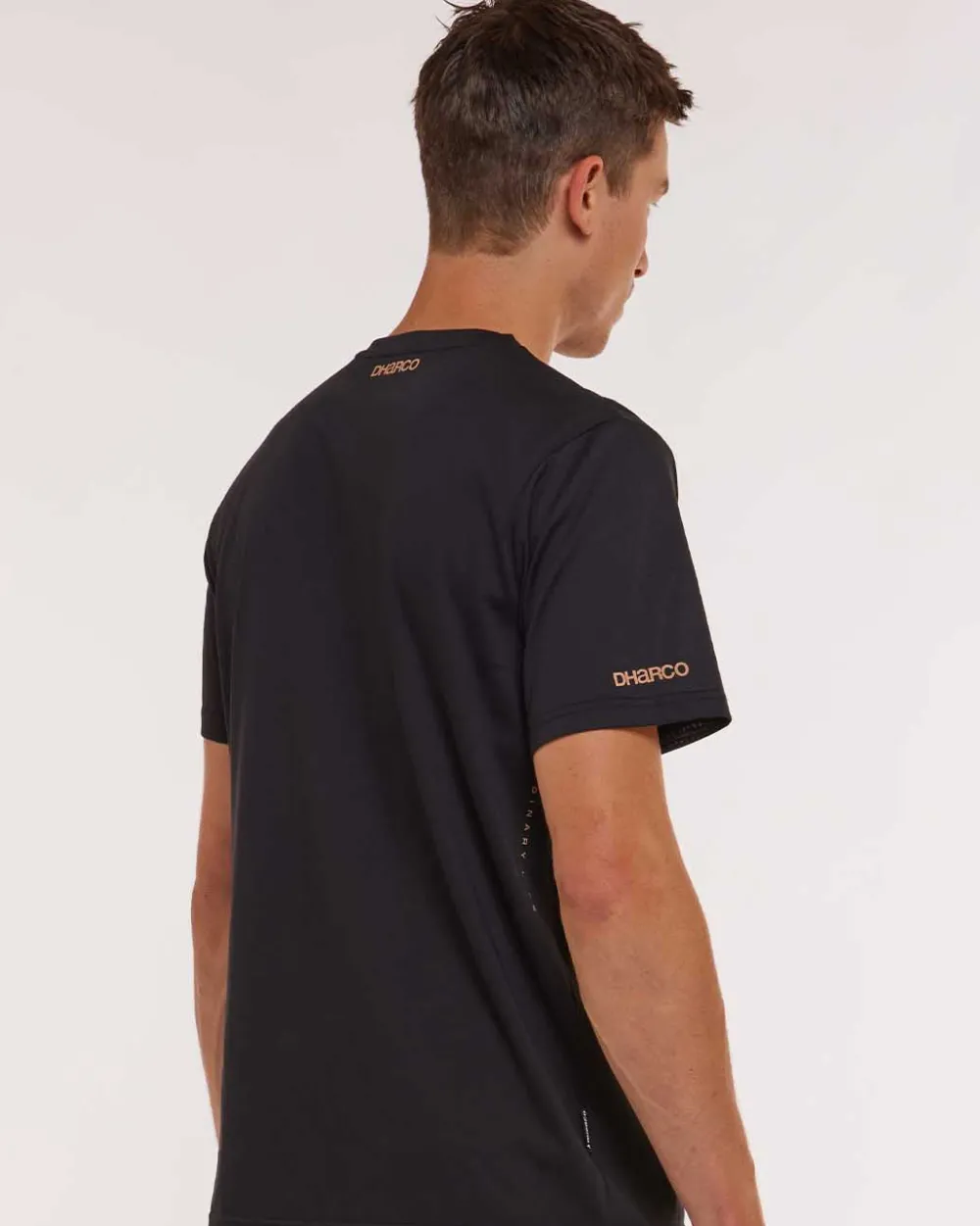 DHaRCO Tops*Mens Short Sleeve Tech Tee | Stealth