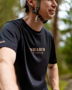 DHaRCO Tops*Mens Short Sleeve Tech Tee | Stealth