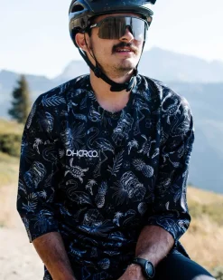 DHaRCO Tops*Mens 3/4 Sleeve Jersey | Dark Fraser
