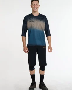DHaRCO Tops*Mens 3/4 Sleeve Jersey | Dusty Waters