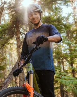 DHaRCO Tops*Mens 3/4 Sleeve Jersey | Dusty Waters