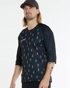 DHaRCO Tops*Mens 3/4 Sleeve Jersey | Kane