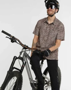 DHaRCO Tops*Mens Tech Party Shirt | Leopard