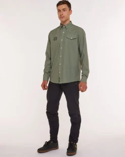 DHaRCO Tops*Mens Western Shirt | Kyle Strait Signature Edition Green