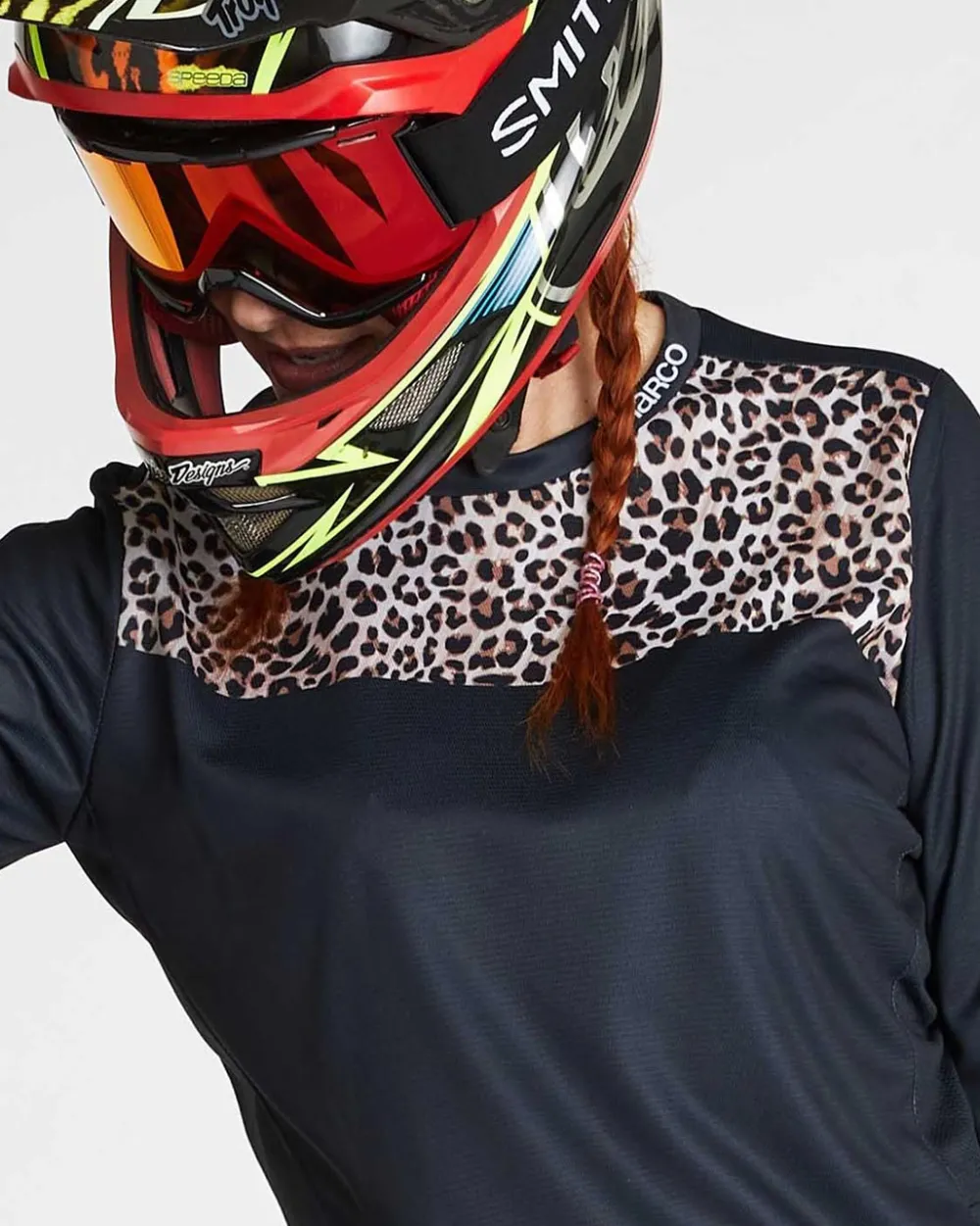 DHaRCO Tops*Womens Gravity Jersey | Leopard
