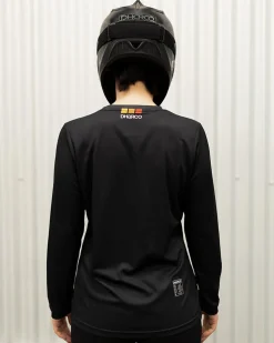 DHaRCO Tops*Womens Gravity Jersey | Pinkbike Team Replica Black