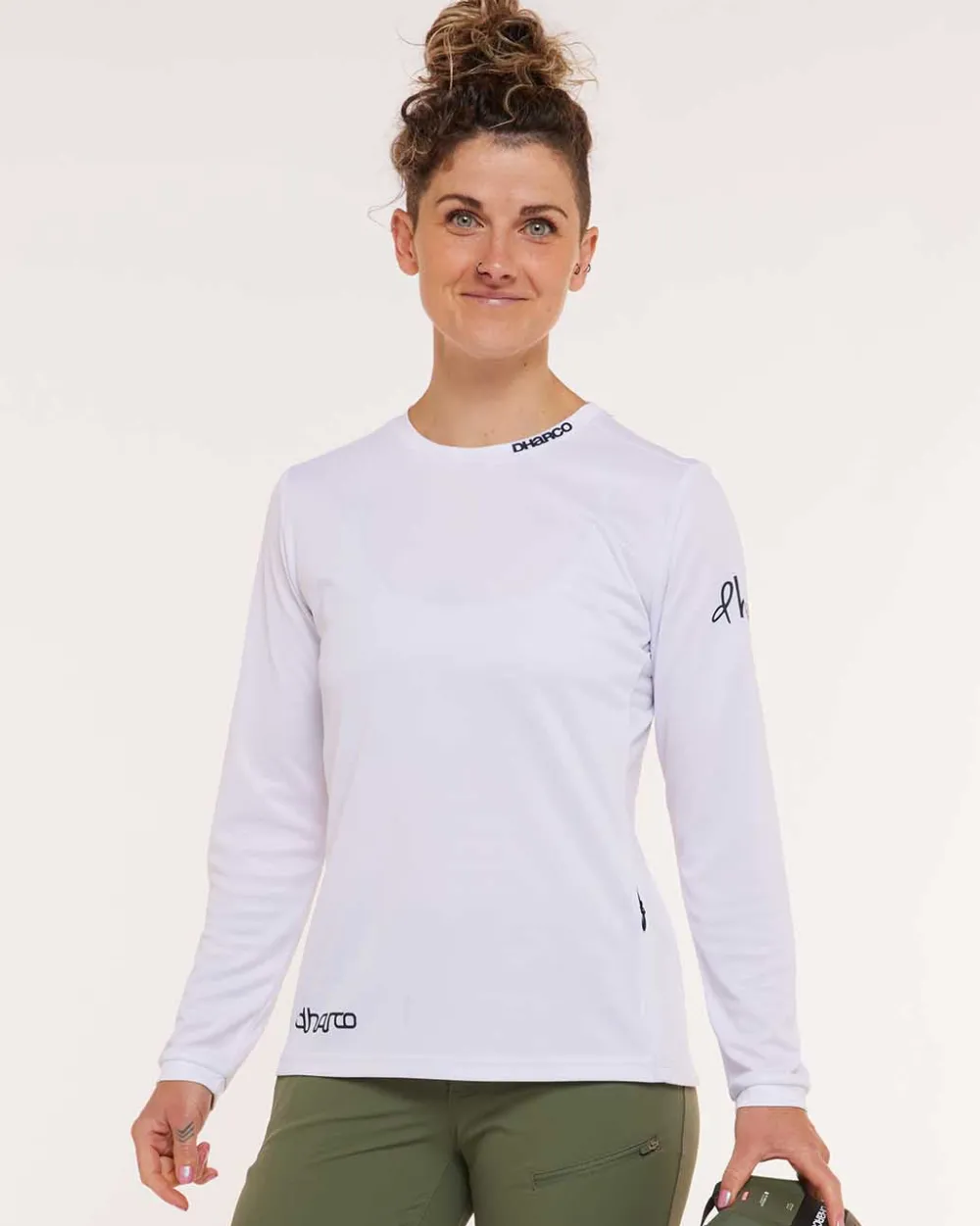 DHaRCO Tops*Womens Gravity Jersey | White Out