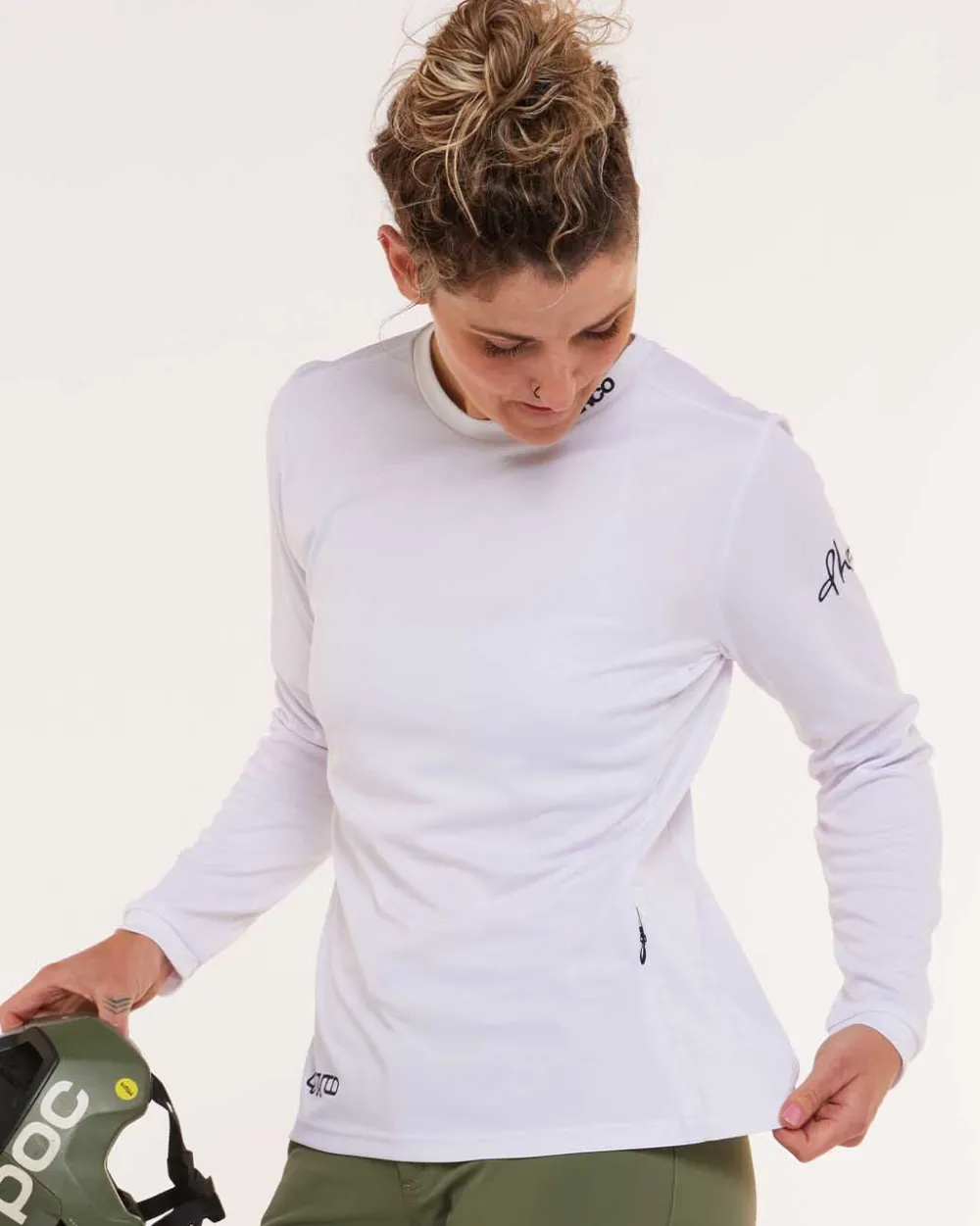 DHaRCO Tops*Womens Gravity Jersey | White Out