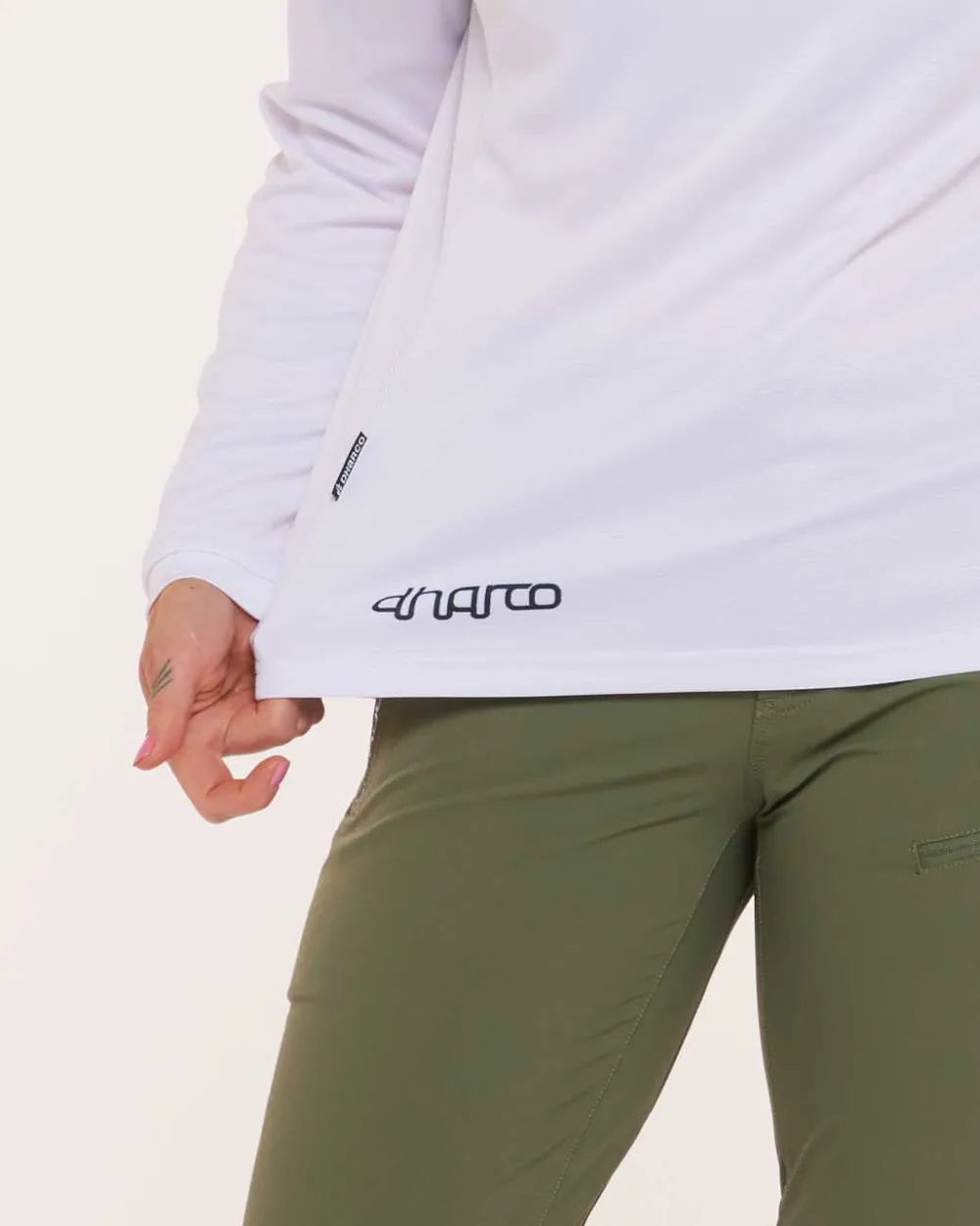 DHaRCO Tops*Womens Gravity Jersey | White Out