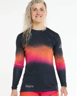 DHaRCO Tops*Womens Race Jersey | Black Snake