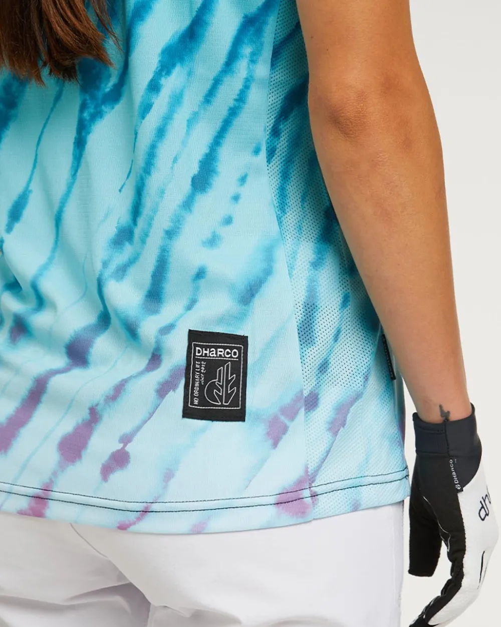 DHaRCO Tops*Womens Short Sleeve Jersey | Aqua Tiger