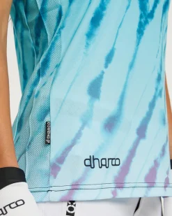 DHaRCO Tops*Womens Short Sleeve Jersey | Aqua Tiger