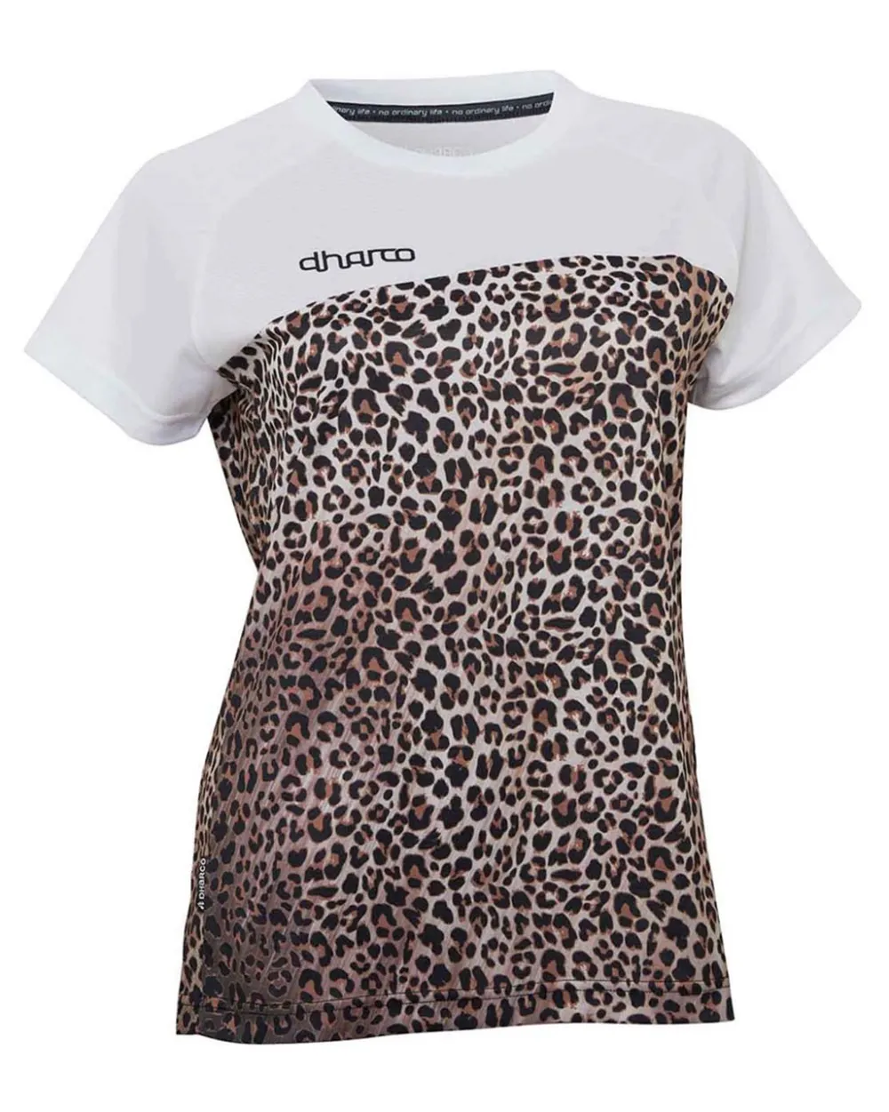 DHaRCO Tops*Womens Short Sleeve Jersey | Leopard