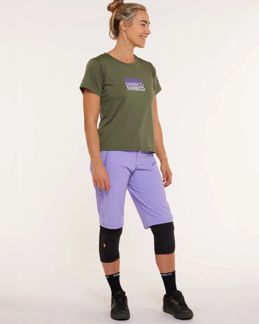DHaRCO Tops*Womens Short Sleeve Tech Tee | Garigal Green