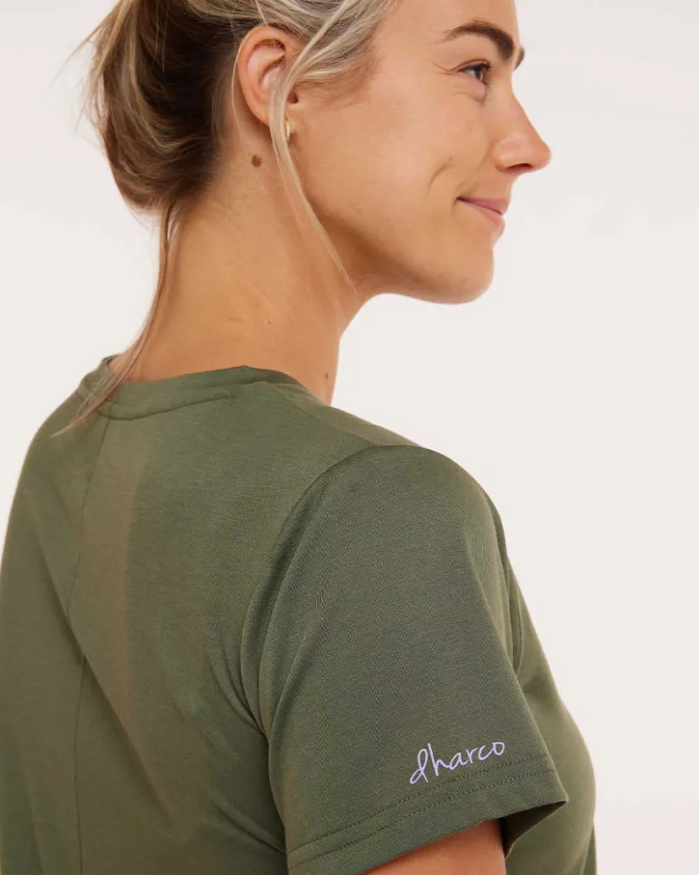 DHaRCO Tops*Womens Short Sleeve Tech Tee | Garigal Green
