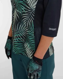 DHaRCO Tops*Womens 3/4 Sleeve Jersey | Burnt Brandy