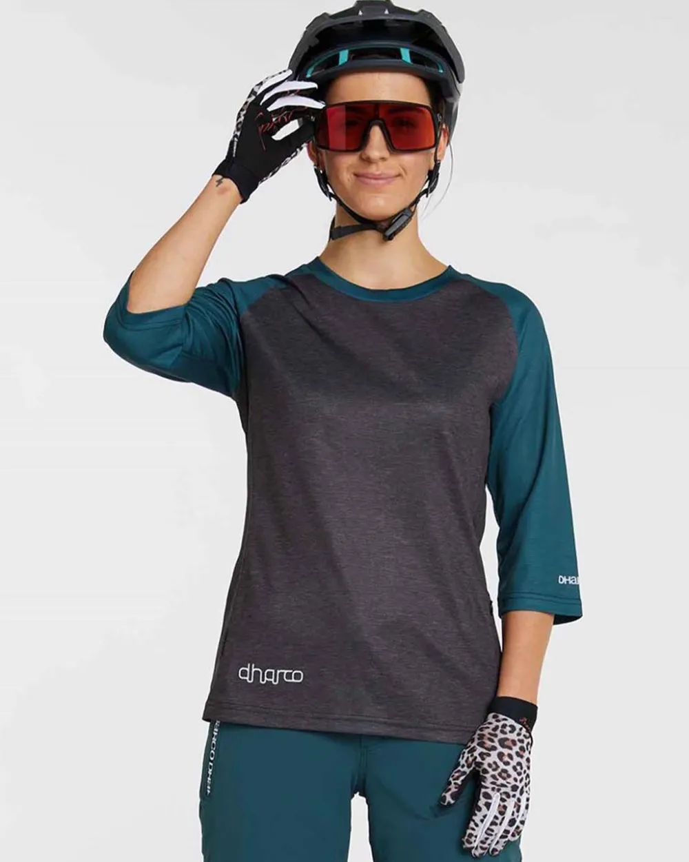 DHaRCO Tops*Womens 3/4 Sleeve Jersey | Colorado Grey
