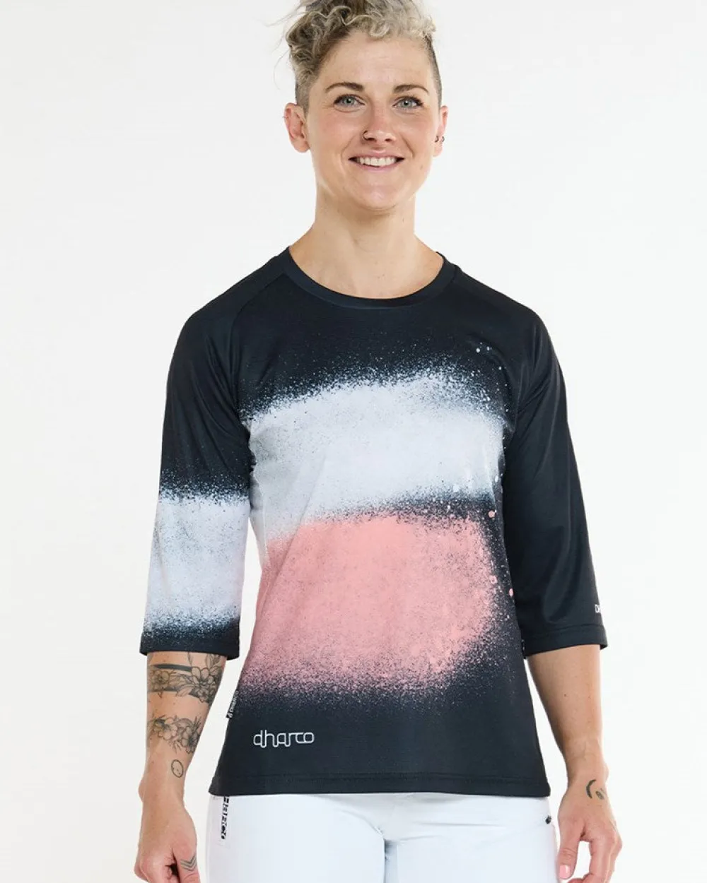 DHaRCO Tops*Womens 3/4 Sleeve Jersey | Cosmic