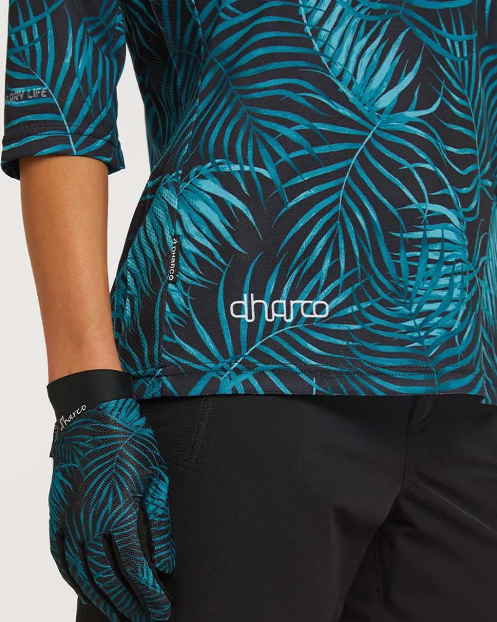 DHaRCO Tops*Womens 3/4 Sleeve Jersey | Moonlight