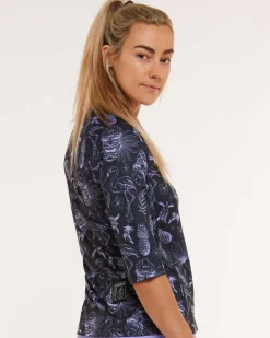 DHaRCO Tops*Womens 3/4 Sleeve Jersey | Purple Fraser