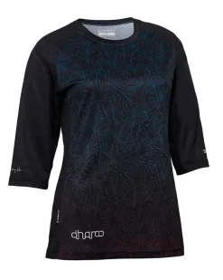 DHaRCO Tops*Womens 3/4 Sleeve Jersey | Tropical Fade