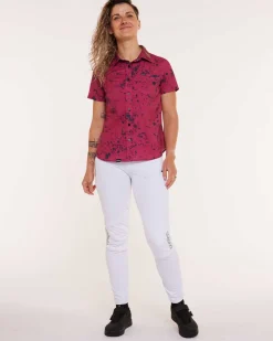 DHaRCO Tops*Womens Tech Party Shirt | Chili Peppers