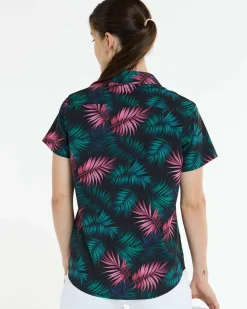 DHaRCO Tops*Womens Tech Party Shirt | Dark Fern