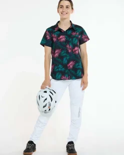 DHaRCO Tops*Womens Tech Party Shirt | Dark Fern
