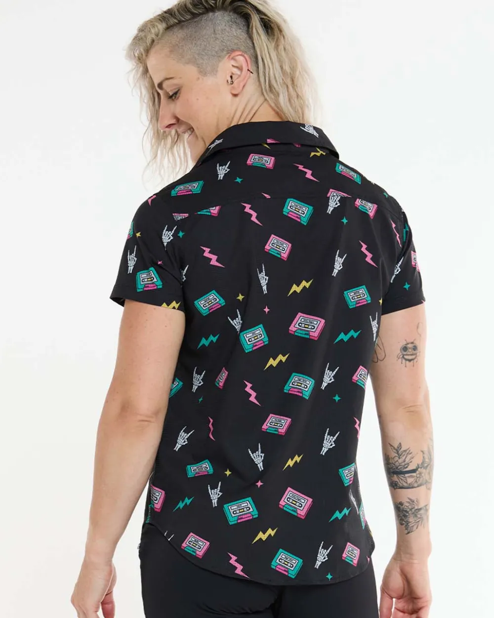 DHaRCO Tops*Womens Tech Party Shirt | Mix Tape