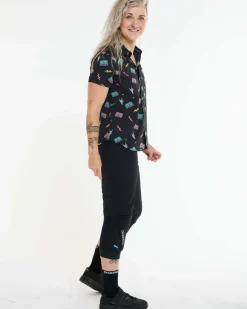DHaRCO Tops*Womens Tech Party Shirt | Mix Tape