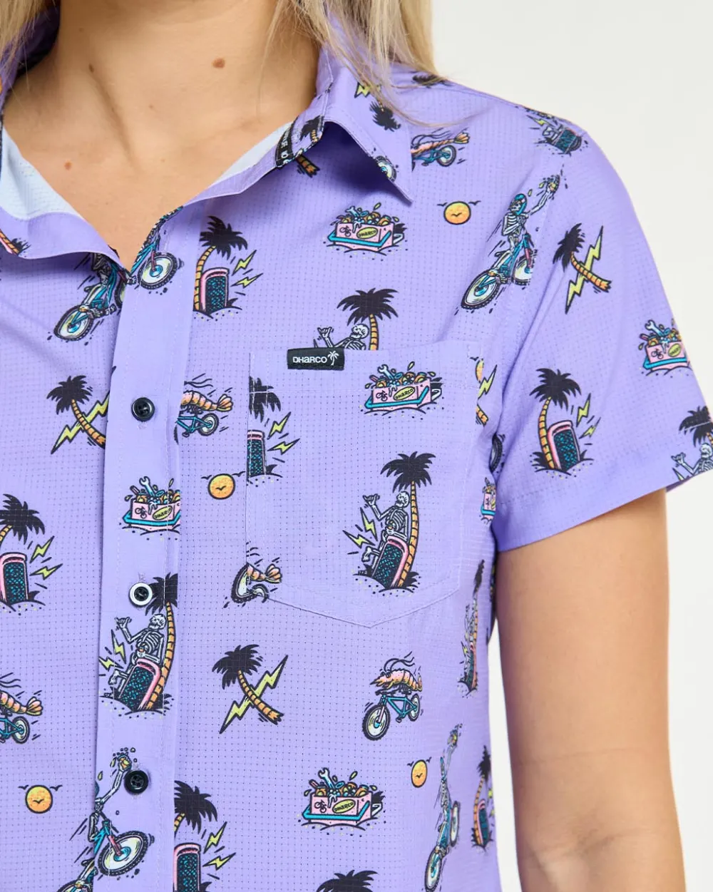 DHaRCO Tops*Womens Tech Party Shirt | Rippin & Sippin