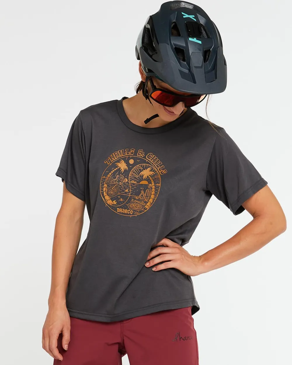 DHaRCO Tops*Womens Tech Tee | Thrills & Chills