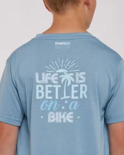 DHaRCO Tops*Youth Short Sleeve Tech Tee | Reef