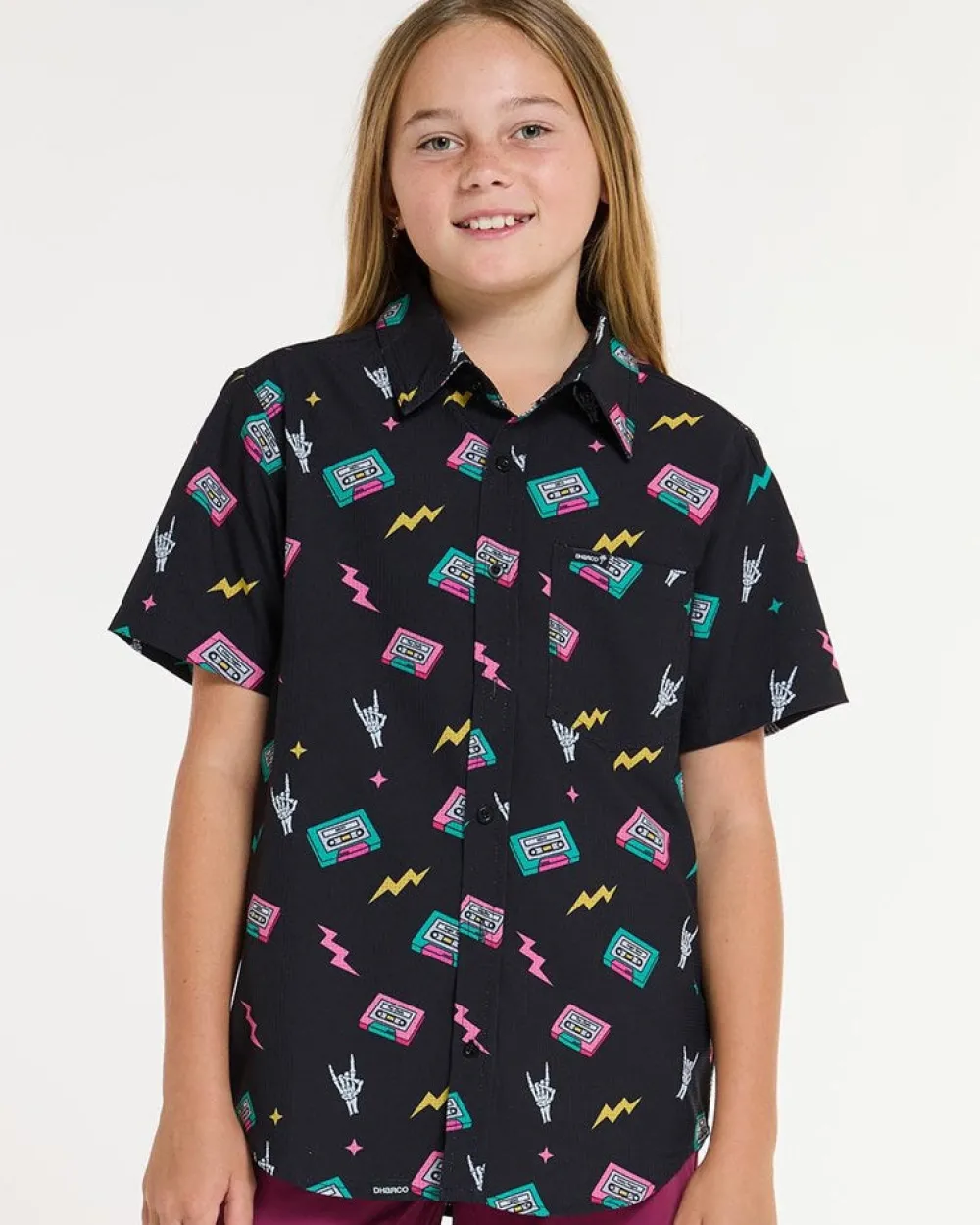 DHaRCO Tops*Youth Tech Party Shirt | Mix Tape
