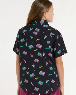 DHaRCO Tops*Youth Tech Party Shirt | Mix Tape